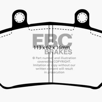 EBC 85-93 Volvo 740 2.1 (Bendix) Ultimax2 Front Brake Pads