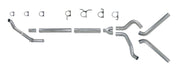 Diamond Eye KIT 4in Turbo Back MFLR RPLCMENT PIPE DUAL ALUM94-97 5 7 3L F250/F350 PWRSTROKE NFS