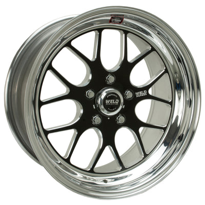 Weld S77 18x11 / 5x4.75 BP / 5.2in. BS Black Wheel (Low Pad) - Non-Beadlock