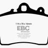 EBC 97-99 Porsche Boxster (Cast Iron Rotors only) 2.5 Redstuff Front Brake Pads