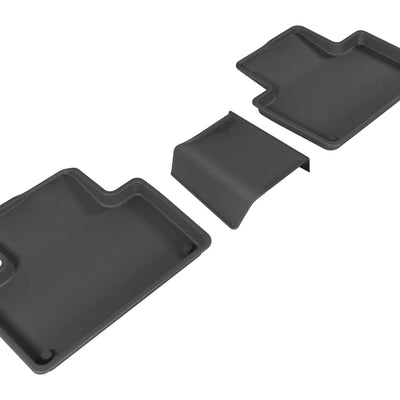 3D MAXpider 2015-2019 Volvo XC90 Kagu 2nd Row Floormats - Black