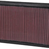 K&N 92-09 Mercury Grand Marquis/Lincoln Town Car / 92-08 Ford Crown Victoria Drop In Air Filter