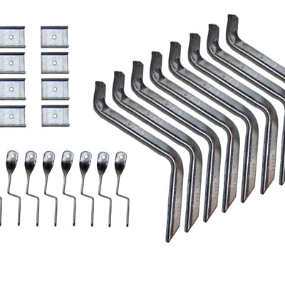 Lund 96-99 Chevy Tahoe EZ Running Board Mounting Bracket Kit - Brite