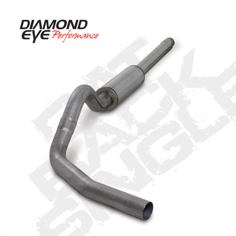 Diamond Eye KIT 4in Catback Single SS: 94-97 FORD 7.3L F250/F350 PWRSTROKE
