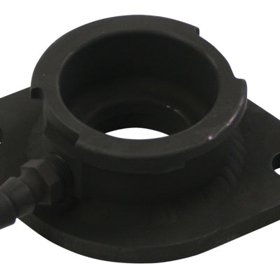 Moroso Chevrolet Bolt-On Filler Neck - Billet Aluminum - Black