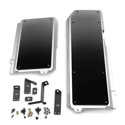 Rugged Ridge 18-23 Jeep Wrangler JLU 4dr Alum. Skid Plate for Gas Tank/Exhaust - Tex. Blk