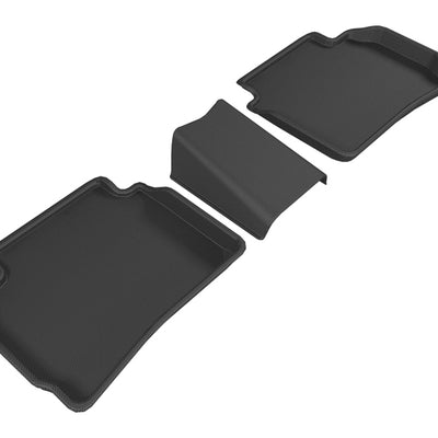 3D MAXpider 2016-2020 Chevrolet Malibu Kagu 2nd Row Floormats - Black