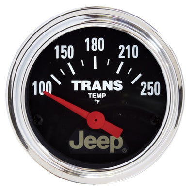 Autometer Jeep 52.4mm Shortl Sweep Electronic 100-250 Def F Transmission Temperature Gauge