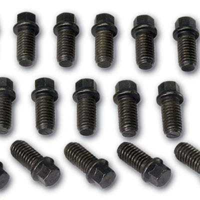 Moroso Header Bolts - 3/8in-16 - Steel - 16 Pack