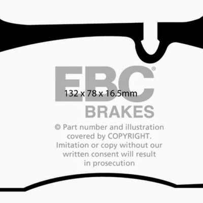 EBC 05-09 Land Rover Range Rover 4.2 Supercharged Greenstuff Front Brake Pads