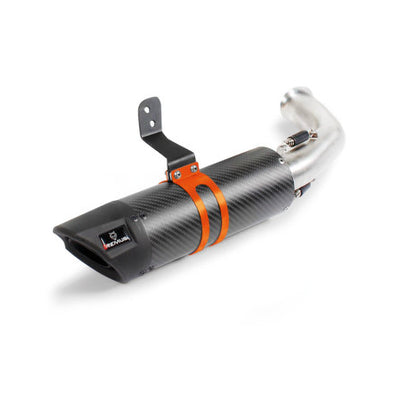 Remus 2018 KTM 125 Duke 11kW (Euro 4) Sport Flow Carbon Slip On w/Orange Clamp