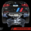 AWE Tuning BMW F3X 340i Touring Edition Axle-Back Exhaust - Chrome Silver Tips (90mm)