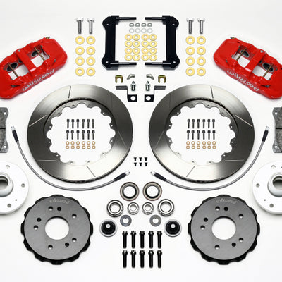Wilwood AERO6 Front Truck Kit 14.25in Red 97-03 Ford F150