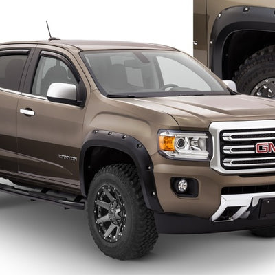 Bushwacker 15-18 GMC Canyon Pocket Style Flares 4pc 5ft Bed - Black