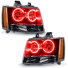 Oracle 07-13 Chevrolet Avalanche Pre-Assembed SMD Headlights - Red