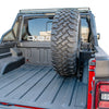 DV8 Offroad 2019+ Jeep Gladiator Universal Stand Up In-Bed Tire Carrier