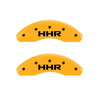 MGP 2 Caliper Covers Engraved Front & Rear HHR Yellow Finish Black Char 2010 Chevy HHR