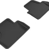 3D MAXpider 14-20 BMW 4 Series Convertible Kagu 2nd Row Floormats - Black