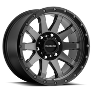 Raceline 934G Clutch 20x10in / 5x127 BP / -19mm Offset / 78.1mm Bore - Gunmetal Wheel