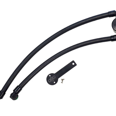 J&amp;L 2021-2024 Ram TRX 6.2L Supercharged Passenger Side Oil Separator 3.0 - Black Anodized