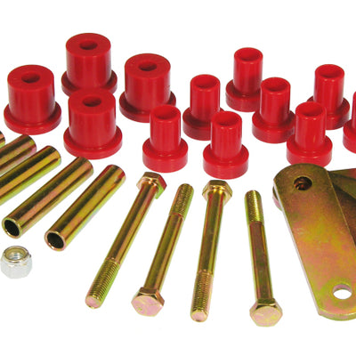 Prothane 63-72 Chrysler A Body HD Spring & Shackles Bushings - Red