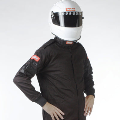 RaceQuip Black SFI-1 1-L Jacket - Small