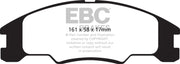 EBC 10-11 Ford Focus 1.6 Ultimax2 Front Brake Pads