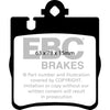 EBC 03 Mercedes-Benz C230 (W203) 2.3 Sport Greenstuff Rear Brake Pads