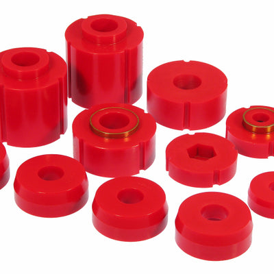 Prothane 84-88 Ford Bronco II Body Mount Kit - Red