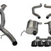 Corsa 15-19 Chevy Corvette Z06 3in Cat Back Exhaust Black Pro-Series Quad 4.5in Tip (Xtreme