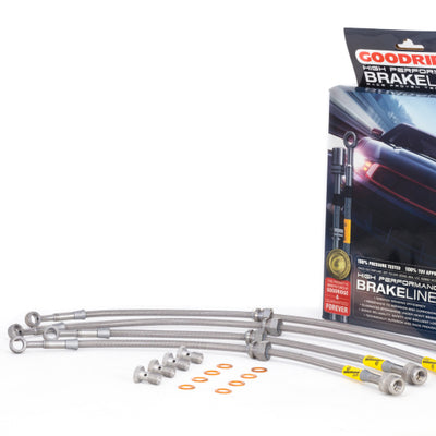 Goodridge 01-03 Mazda Protege 5 / 01-03 Protege (Rear Disc - Inc MP-3/MazdaSpeed) SS Brake Line Kit
