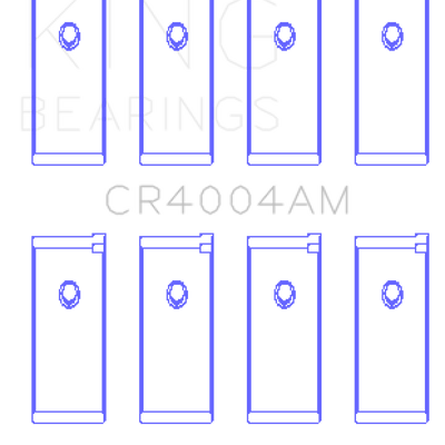 King Engine Bearings Isuzu 4XC1/4XC1T 1.5L (Size STD) Rod Bearing Set