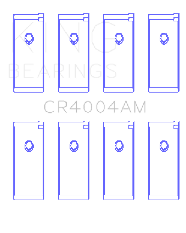 King Engine Bearings Isuzu 4XC1/4XC1T 1.5L (Size STD) Rod Bearing Set