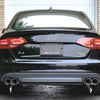 AWE Tuning Audi B8 A4 Touring Edition Exhaust - Quad Tip Polished Silver Tips - Does Not Fit Cabrio