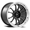 Konig Hypergram 17x9 5x100 ET40 Metallic Carbon w/ Machined Lip