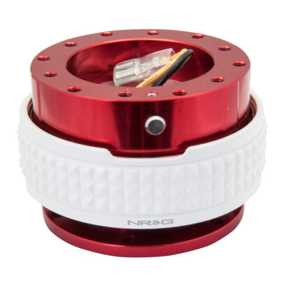 NRG Quick Release Kit - Pyramid Edition - Red Body / Glow In The Dark Pyramid Ring