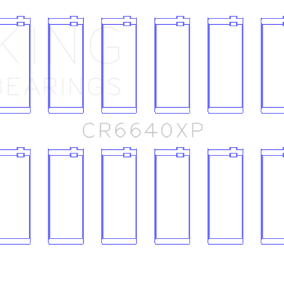 King Engine Bearings BMW M20/M50 2.0L/2.5L/2.7L Performance Rod Bearing Set - Size STD