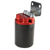 Aeromotive SS Series Billet Canister Style Fuel Filter Anodized Black/Red - 10 Micron Fabric Element