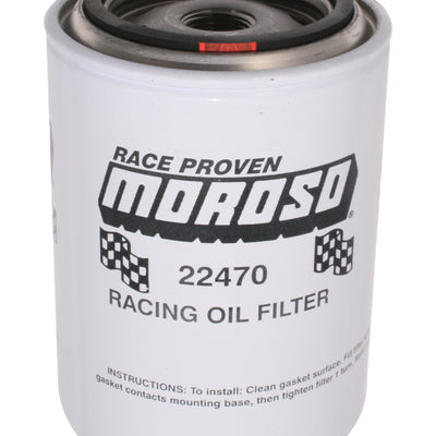 Moroso Ford/Mopar/Import 3/4in Thread 5-1/4in Tall Oil Filter - Racing