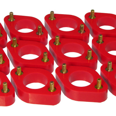 Prothane 07+ Jeep Wrangler JK Body Spacer Kit - 1in Lift - Red