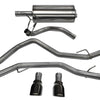 Corsa 09-18 Dodge Ram 1500 4.7L/5.7L V8 Quad/Crew Cab/Short Bed Black Dual Rear Exit Cat-Back Exhaus