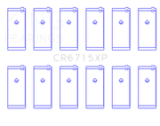 King Nissan TB42/TB45/TB48 L6 4.2L/4.5L/4.8L (Size STDX) Tri-Metal Perf Rod Bearing Set