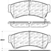 StopTech Performance 06-10 Ford Fusion / 07-10 Lincoln MKZ / 06-09 Mazda 6 Front Brake Pads