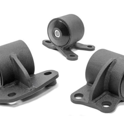 Innovative 92-95 Civic B/D Series Black Steel Mounts 95A Bushings (2 Bolt)