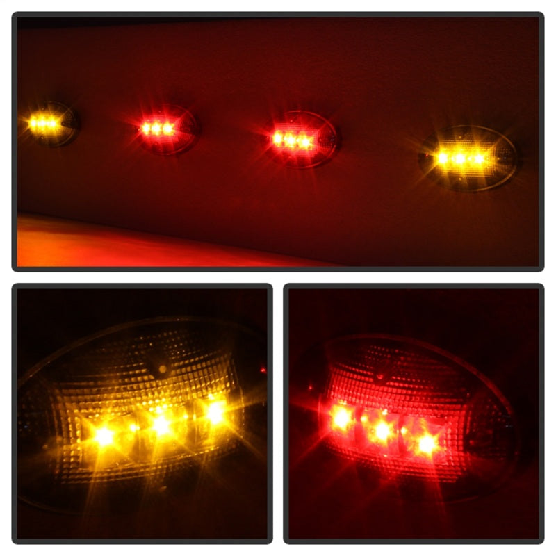 xTune Ford Superduty F250-F550 99-10 Dually Fender LED Side Fender Lights Smoke ACC-LED-FDSD99-SL-SM