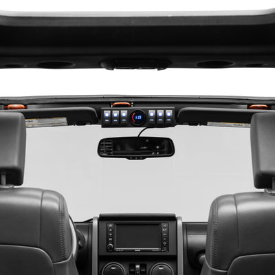 Raxiom 07-18 Jeep Wrangler JK Control Box w/ Switch Panel