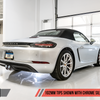 AWE Tuning Porsche 718 Boxster / Cayman SwitchPath Exhaust (PSE Only) - Chrome Silver Tips