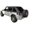 Rampage 2007-2018 Jeep Wrangler(JK) Unlimited Frameless Soft Top Kit - Black Diamond