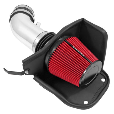 Spectre 12-18 Jeep Grand Cherokee V8-6.4L F/I Air Intake Kit - Polished w/Red Filter