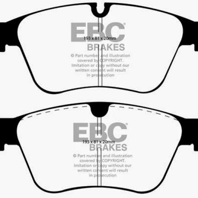 EBC 06-11 Mercedes-Benz M-Class (ML) ML63 AMG 6.2 Yellowstuff Front Brake Pads
